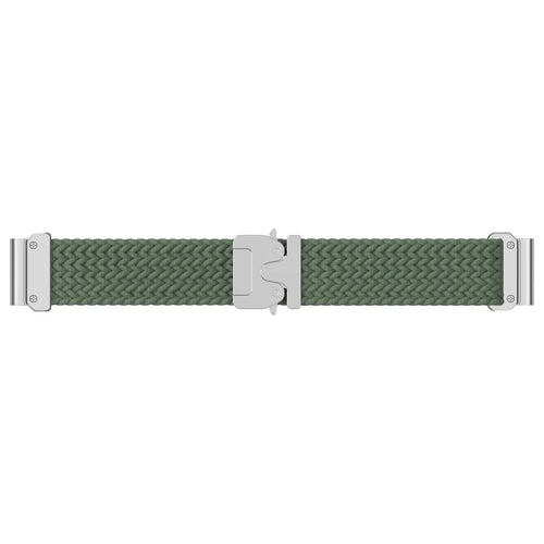 Correa trenzada con hebilla-P Garmin Quatix 8 Pro - 47mm (verde/plata)