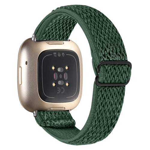 Correa elástica Fitbit Versa 4 (verde)