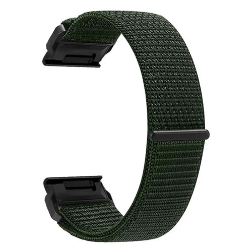 Correa nylon premium Garmin Epix Pro (Gen 2) 51mm (verde)