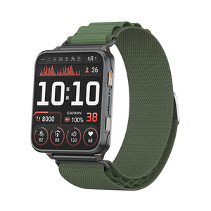 Correa nylon Alpine Garmin Venu X1 (verde)