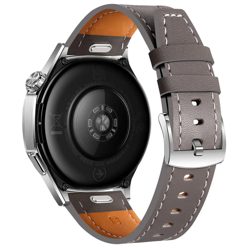 ICE Smart TKS Rectangular 1.41 Leather Strap 'One Push' (Grey)