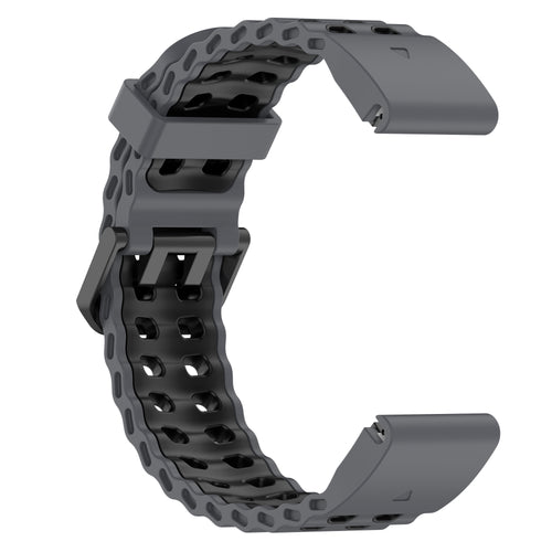 Garmin Descent G2 Wave Sport Strap (Dark Grey/Black)