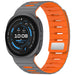 Samsung Galaxy Watch 8 - 40mm Magnetic Silicone Strap (Dark Grey/Orange)