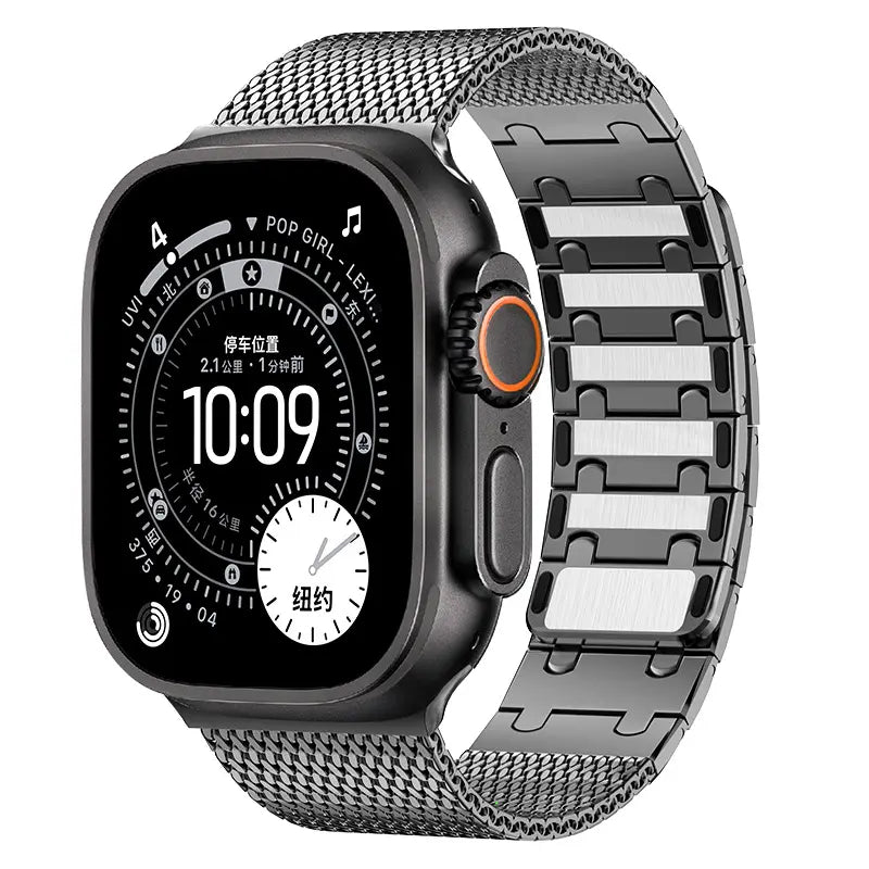 Apple Watch Solid Milanese Strap (Graphite)