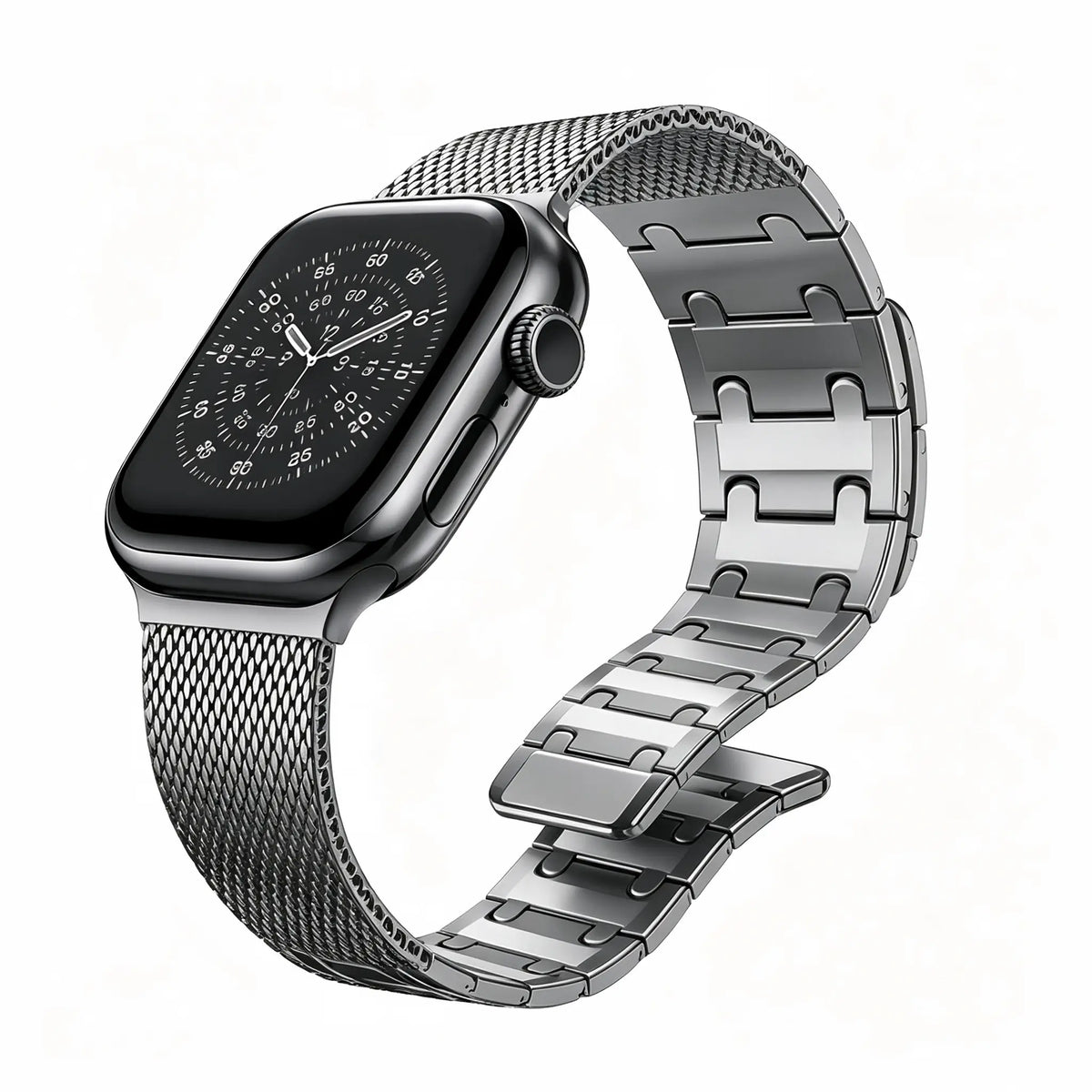 Apple Watch Solid Milanese Strap (Graphite)