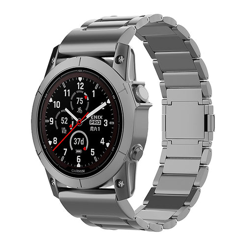 Correa titanio mágnetica Garmin Quatix 8 Pro - 47mm (grafito)