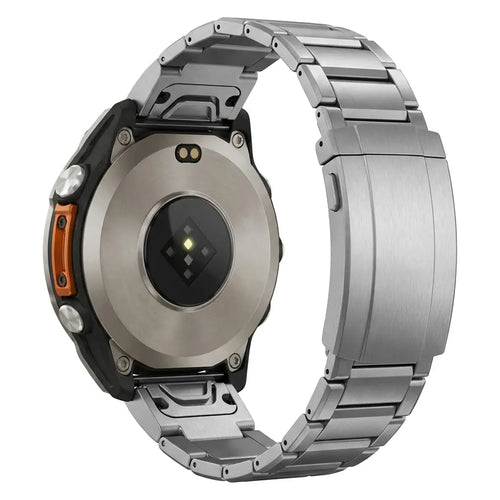 Garmin Quatix 8 Pro - 47mm Adjustable Titanium Strap (Graphite)