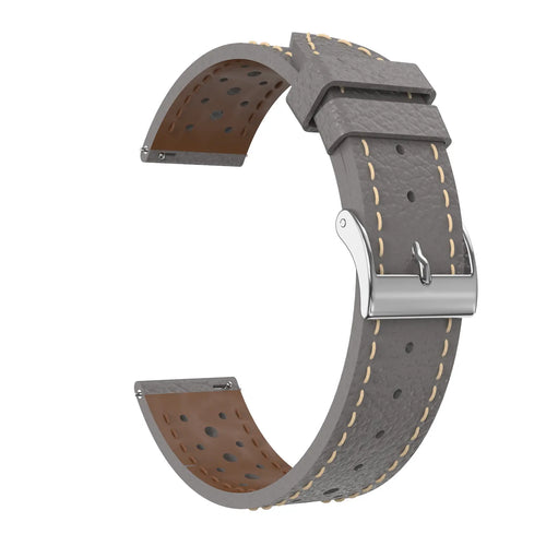 Samsung Galaxy Watch 4 - 44mm Zephyr Leather Strap (Grey)