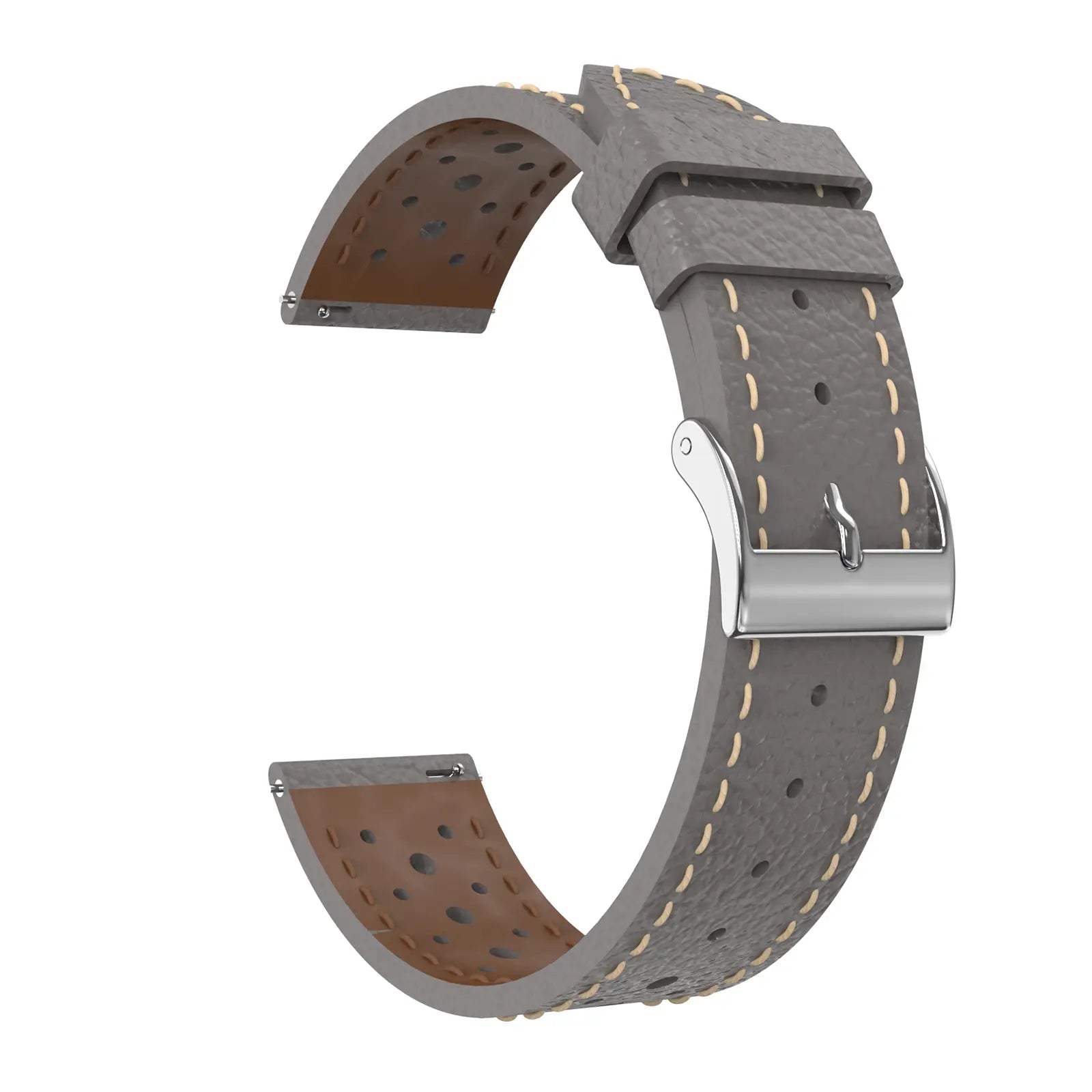 Samsung Galaxy Watch 4 - 44mm Zephyr Leather Strap (Grey)