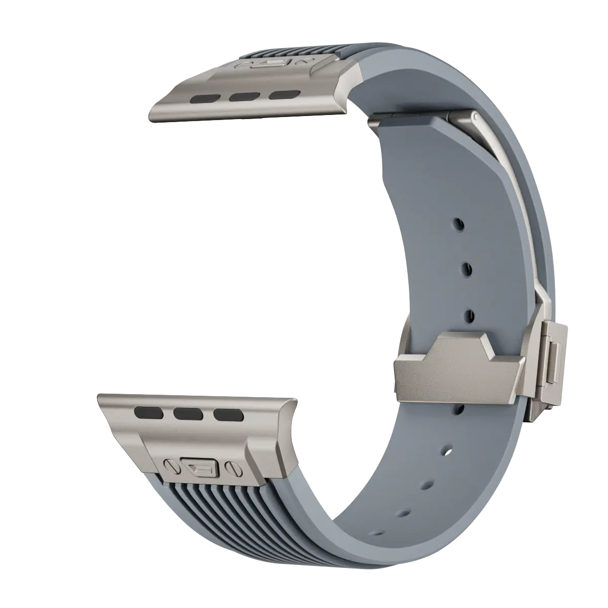 Apple Watch Liquid Elastic Silicone Strap (Grey)