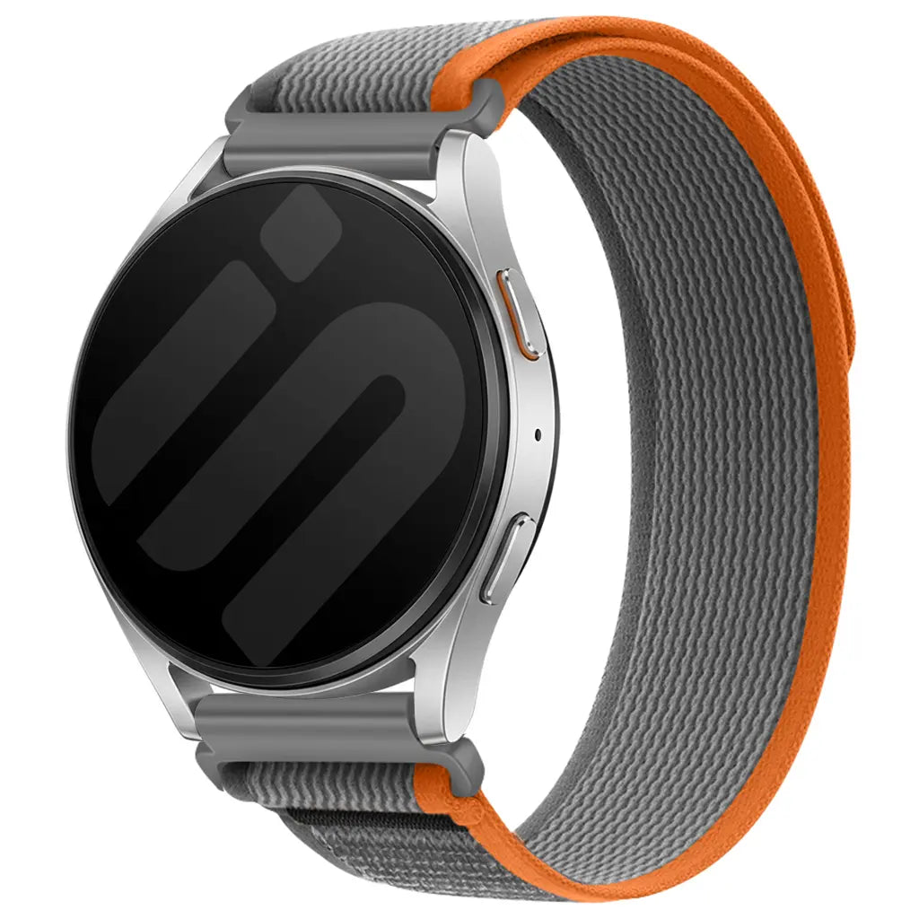 Correa nylon trail Huawei Watch GT 7 - 46mm (gris/naranja)
