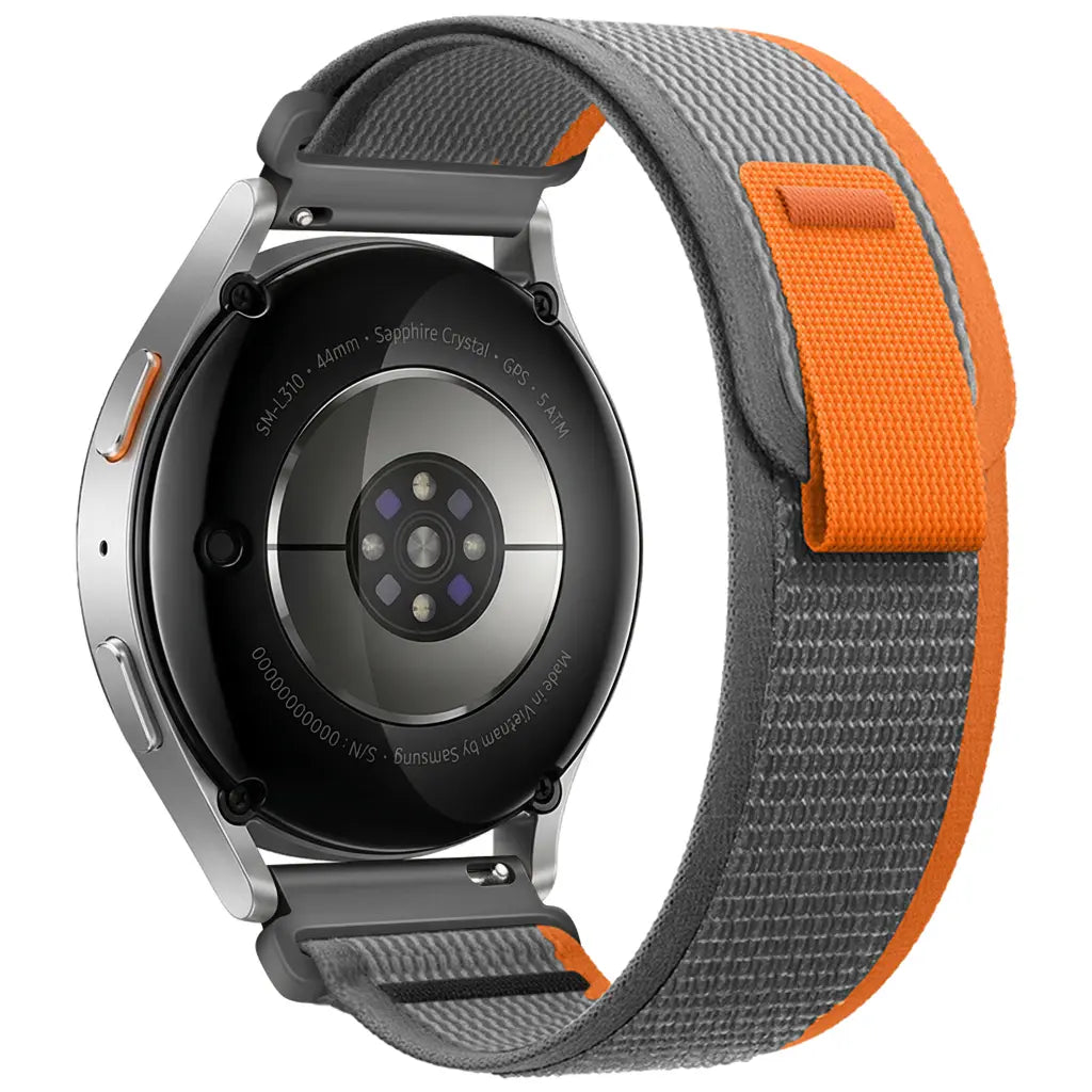 Correa nylon trail Huawei Watch GT 7 Pro (gris/naranja)