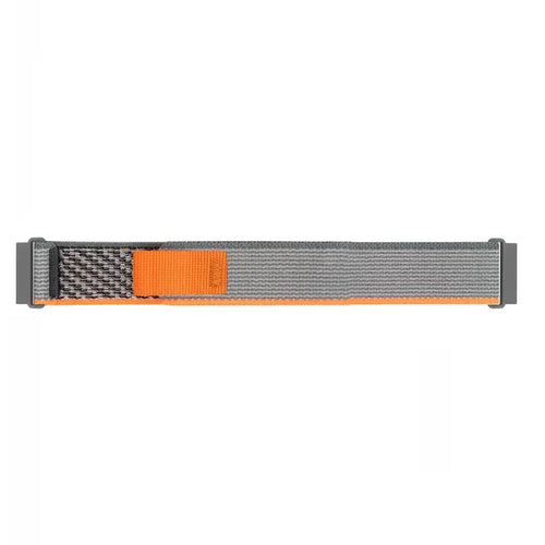 Correa nylon trail Garmin Venu (gris/naranja)