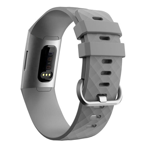 Correa silicona Fitbit Charge 3 (gris)