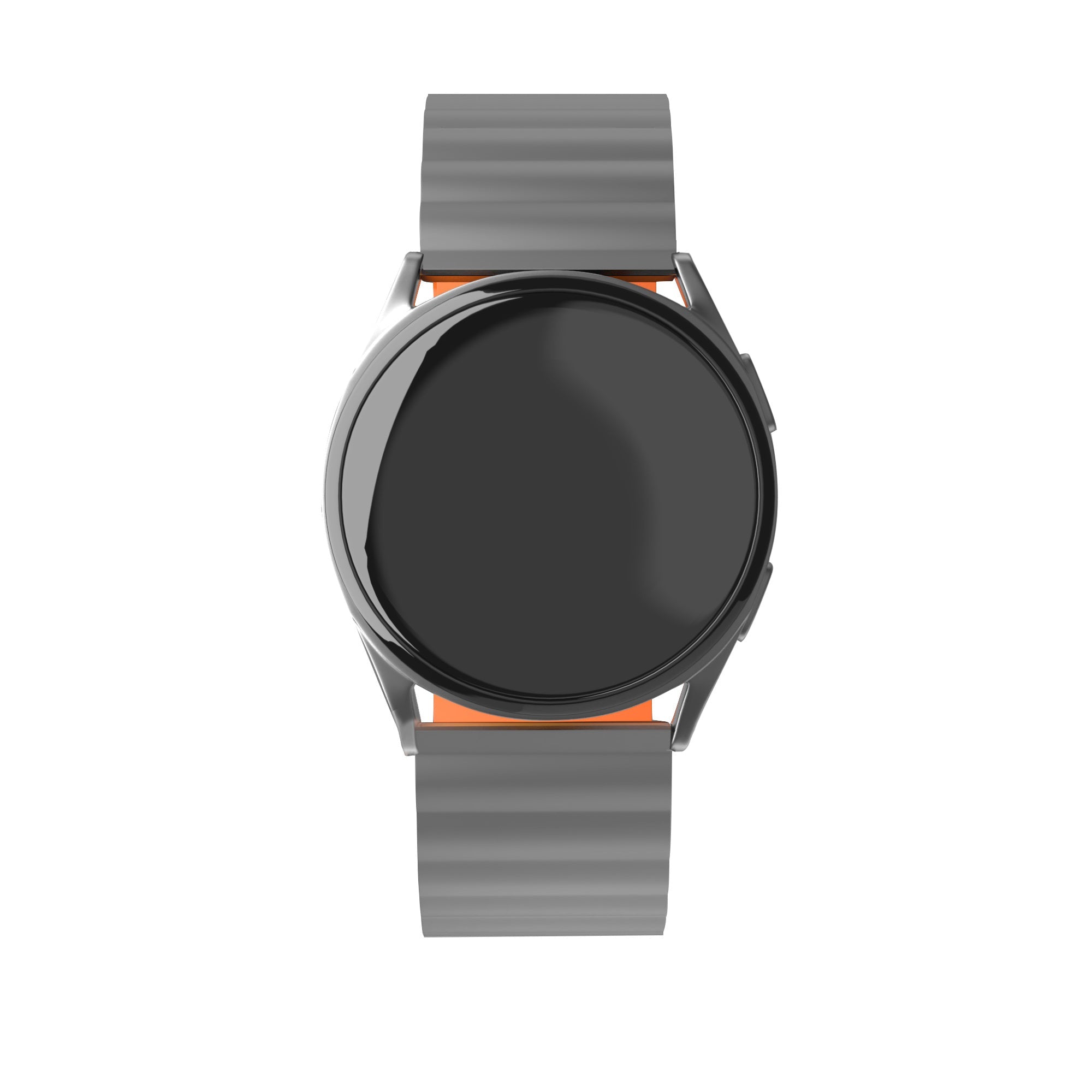 Amazfit Bip 6 Magnetic Silicone Strap (Grey/Orange)