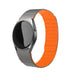 Correa silicona magnética Samsung Galaxy Watch FE (gris/naranja)