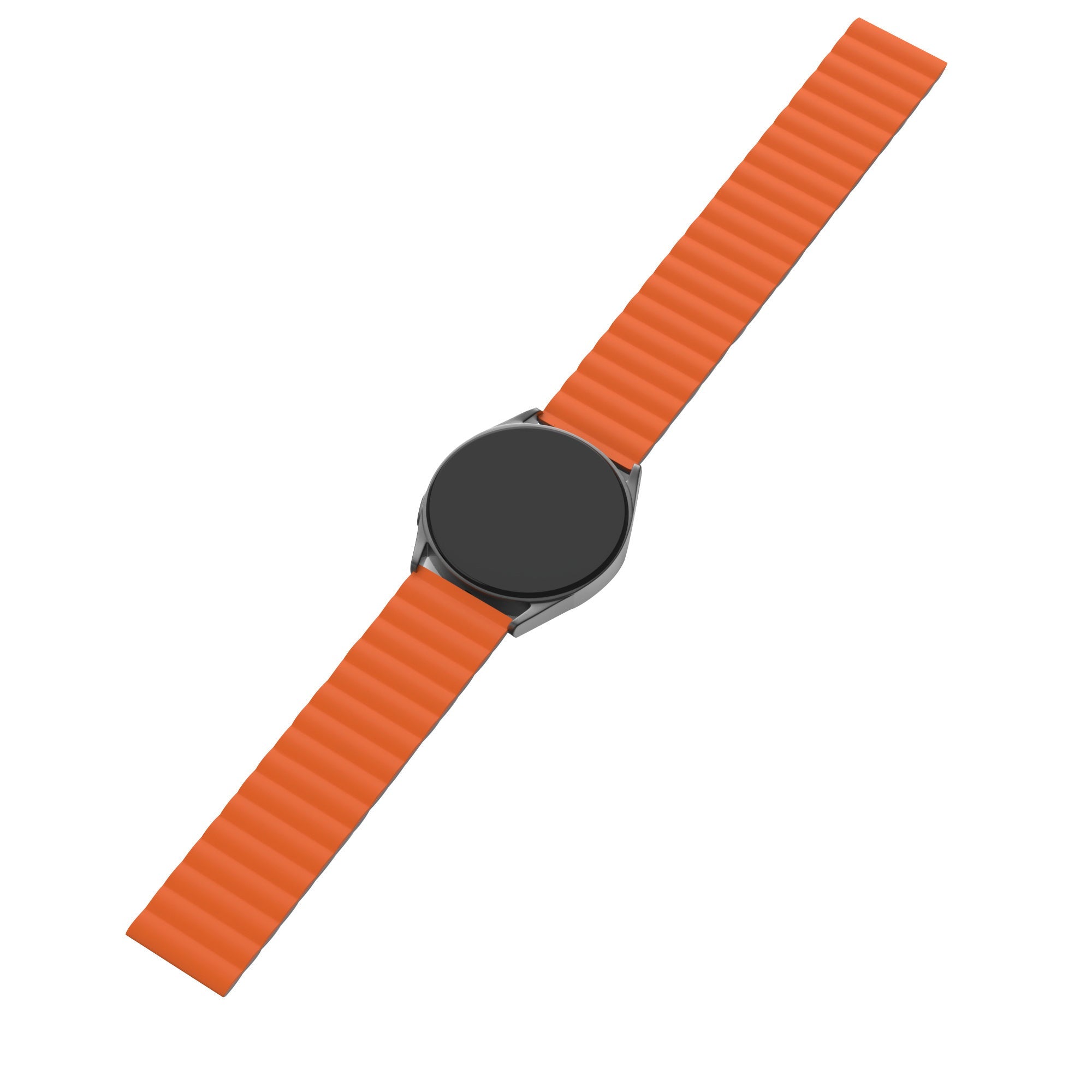 Xiaomi Watch S3 Magnetic Silicone Strap (Grey/Orange)
