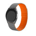 Correa silicona magnética Suunto Run (S) (gris/naranja)