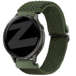 Bandz Correa trenzada ajustable Garmin Forerunner 255s (verde)