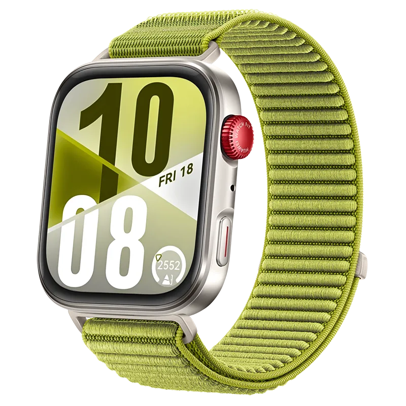 Huawei Watch Fit 4 Pro Nylon Wave Strap (Green)