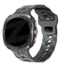 Bandz Samsung Galaxy Watch Ultra Silicone Strap 'Hexagons' (Dark Gray)