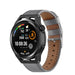 Correa de cuero Huawei Watch GT Modern (gris)