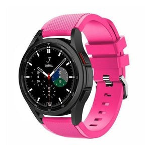 Samsung Galaxy Watch 4 Classic 42mm Silicone Strap (Bright Pink)