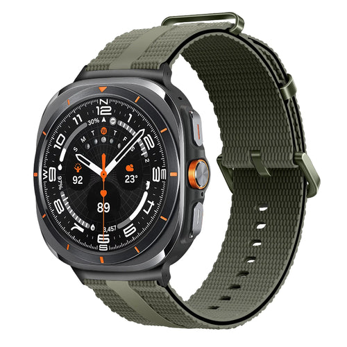 galaxy watch ultra silicone band green
