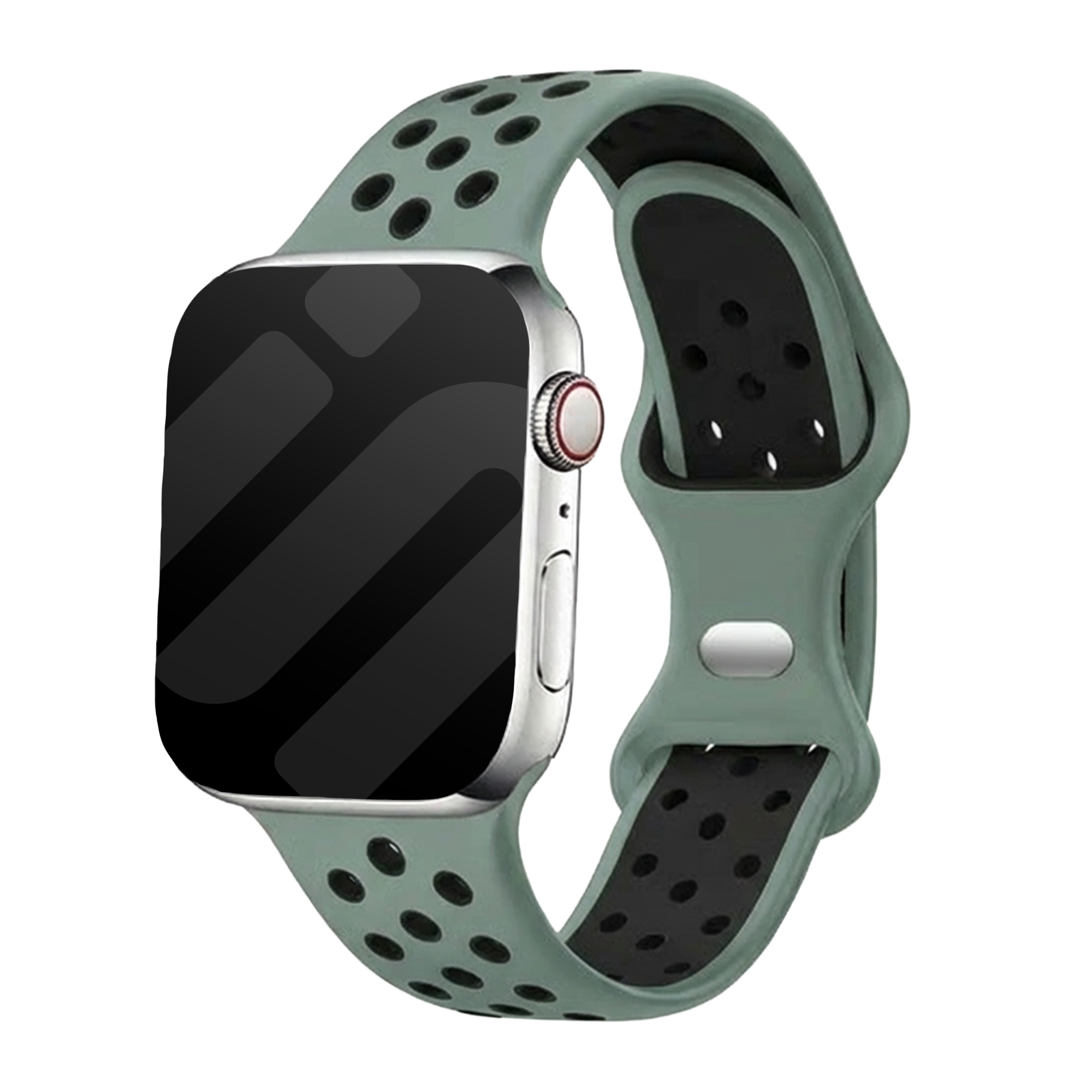 Correa deportiva Apple Watch (cian/negro)
