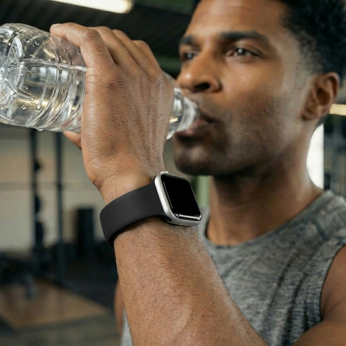 Apple Watch Ultra Silicone Strap (Black)