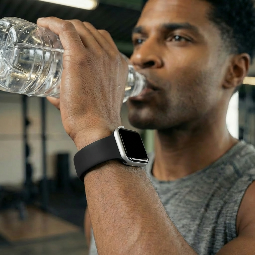 Apple Watch Ultra Silicone Strap (Black)