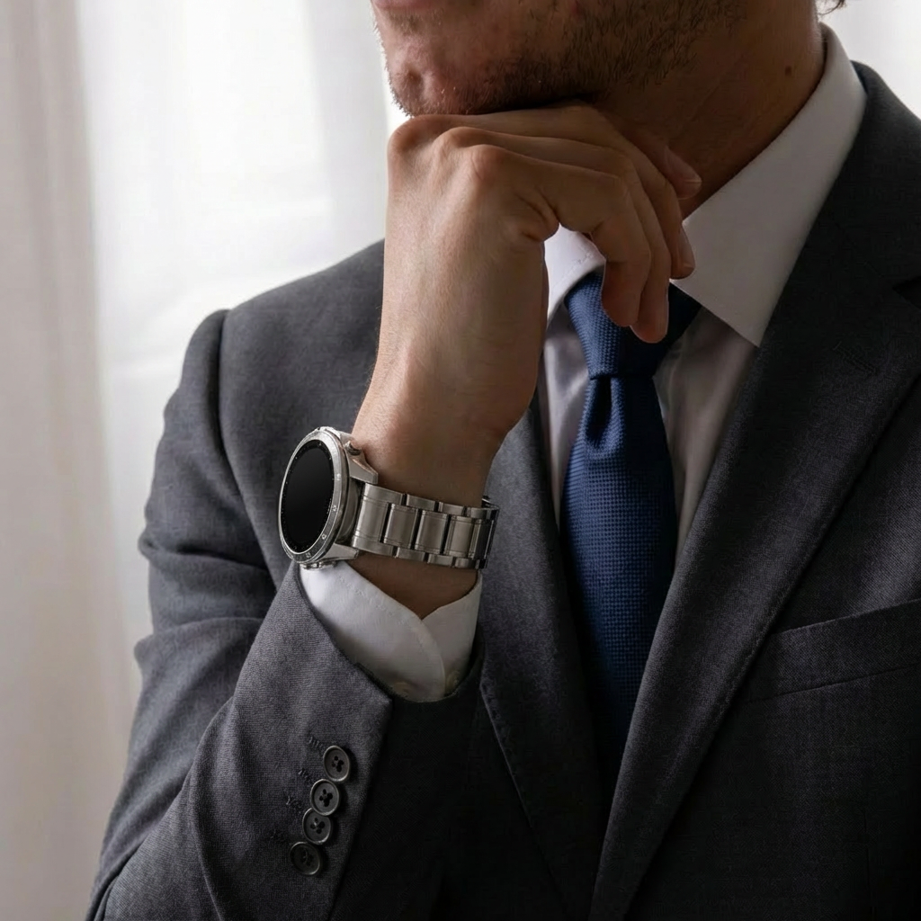 Garmin Fenix 8 - 47mm Premium Titanium Strap (Titanium)