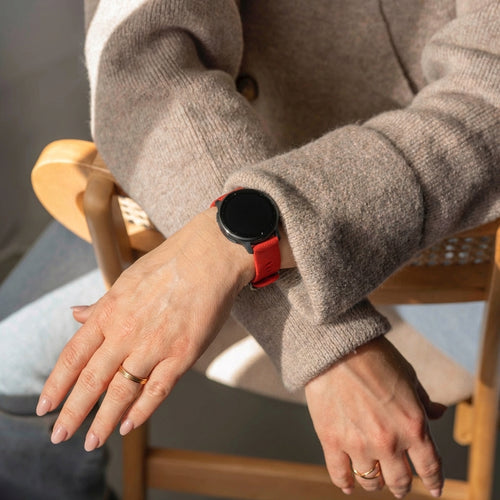 Correa silicona Garmin Vivoactive 5 (rojo)