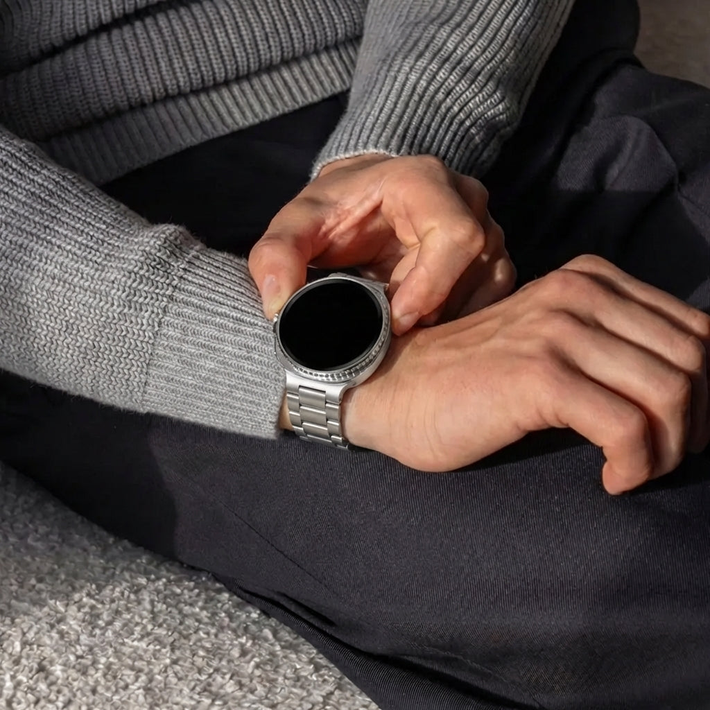 Samsung Galaxy Watch 8 Classic Steel Strap (Titanium)