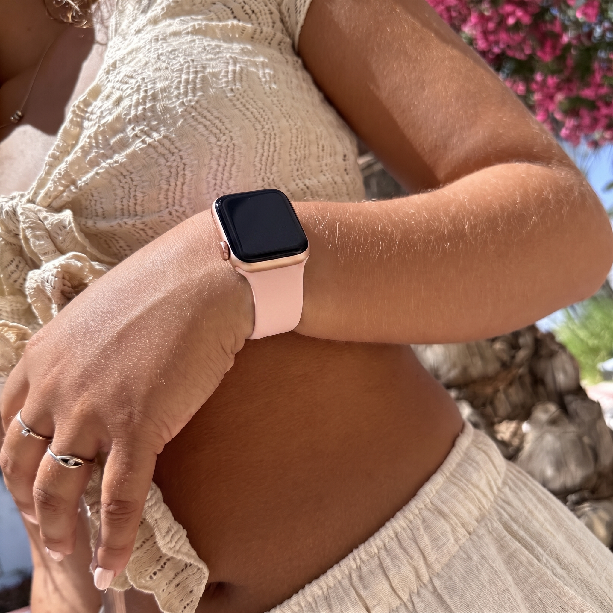 xoxo Wildhearts Correa silicona Apple Watch (rosa claro)