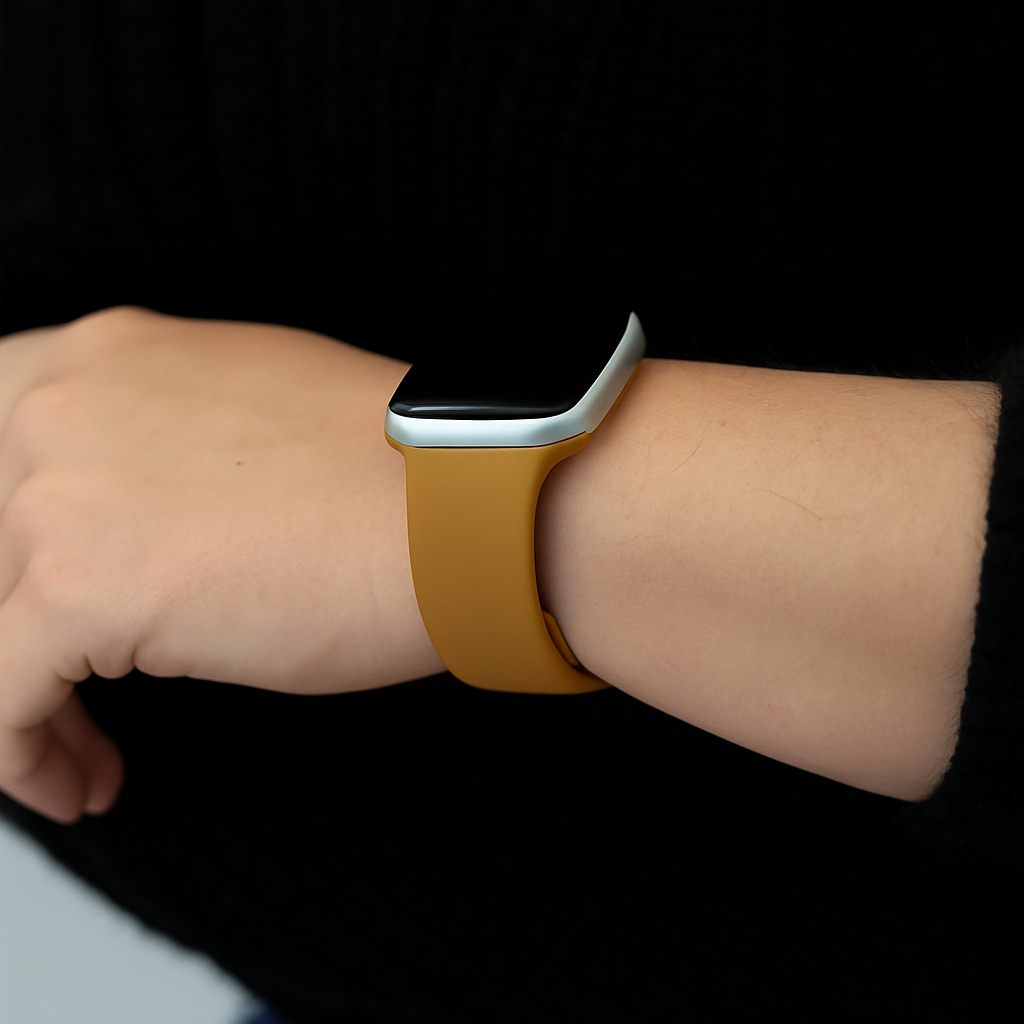 Correa silicona Apple Watch (nogal)