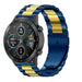 Correa acero Honor Magic Watch 2 (azul/dorado)