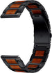 Garmin Vivoactive 4 Wooden / Steel Strap (Black)