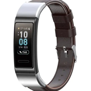 huawei-band-4-pro-lederarmband-braun