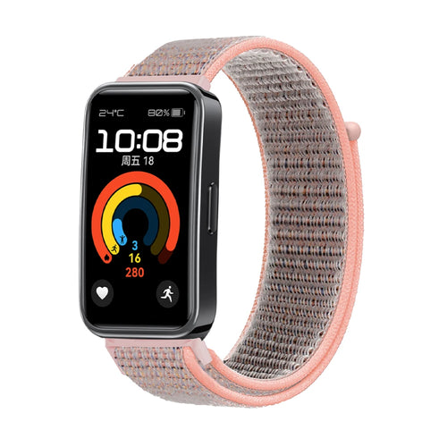 Correa nylon Huawei Band 10 (rosa)
