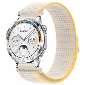 Correa nylon Huawei Watch GT 6 41mm (blanco estrella mix)