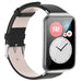 Correa cuero Huawei Watch Fit (negra)