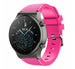 Huawei Watch GT 2 Pro Silicone Strap with Buckle (Bright Pink)