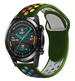 Correa deportiva Huawei Watch GT/GT 2 (verde ejárcito/arcoíris)