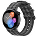 Correa nylon con hebilla Huawei Watch GT 3 42mm (negro/gris)