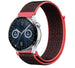 Correa nylon Huawei Watch GT 3 46mm (negro/rojo)