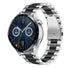 Correa acero Huawei Watch GT 3 46mm (plateado/negro)