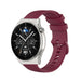 Huawei Watch GT 3 Pro 46mm Premium Silicone Strap (Dark Red)