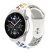 Correa deportiva Huawei Watch GT 3 Pro 46mm (blanco/arcoíris)