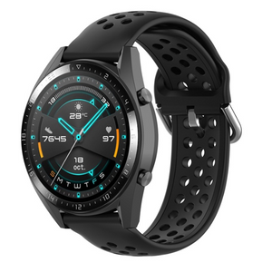 huawei-watch-gt-siliconen-bandje-met-gaatjes-zwart